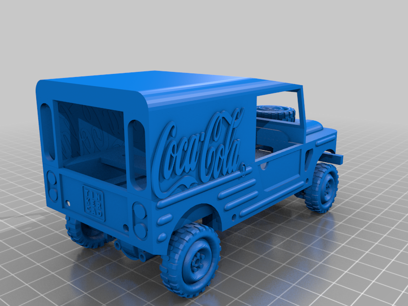 Coca-Cola Transport Jeep