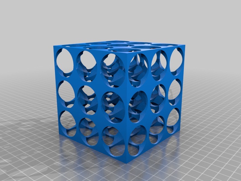 Box with holes