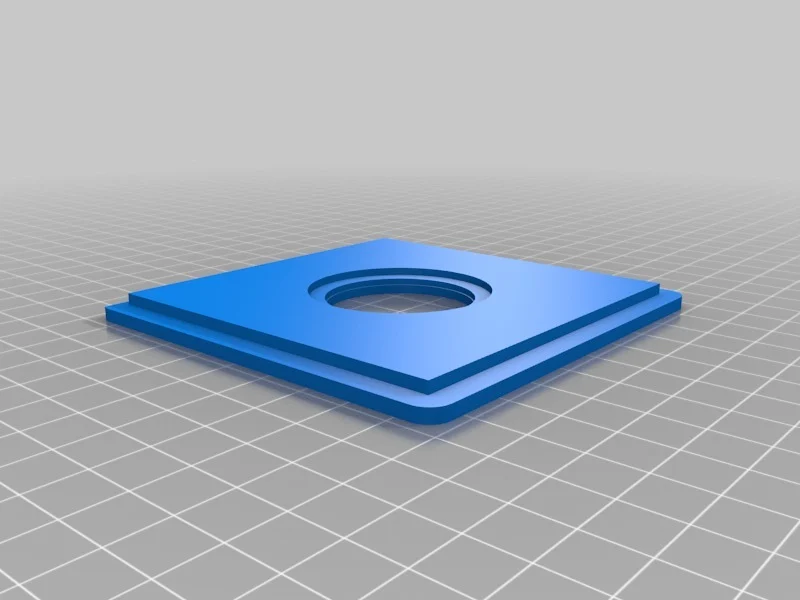 Flat lens board for MPP Mk VIII 4x5 view camera