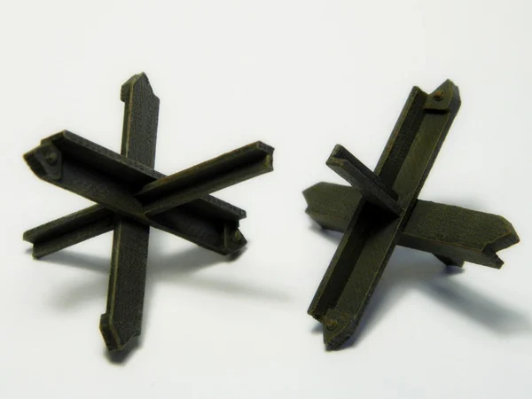 Wargaming terrain: "czech hedgehog" - anti-tank obstacle defence