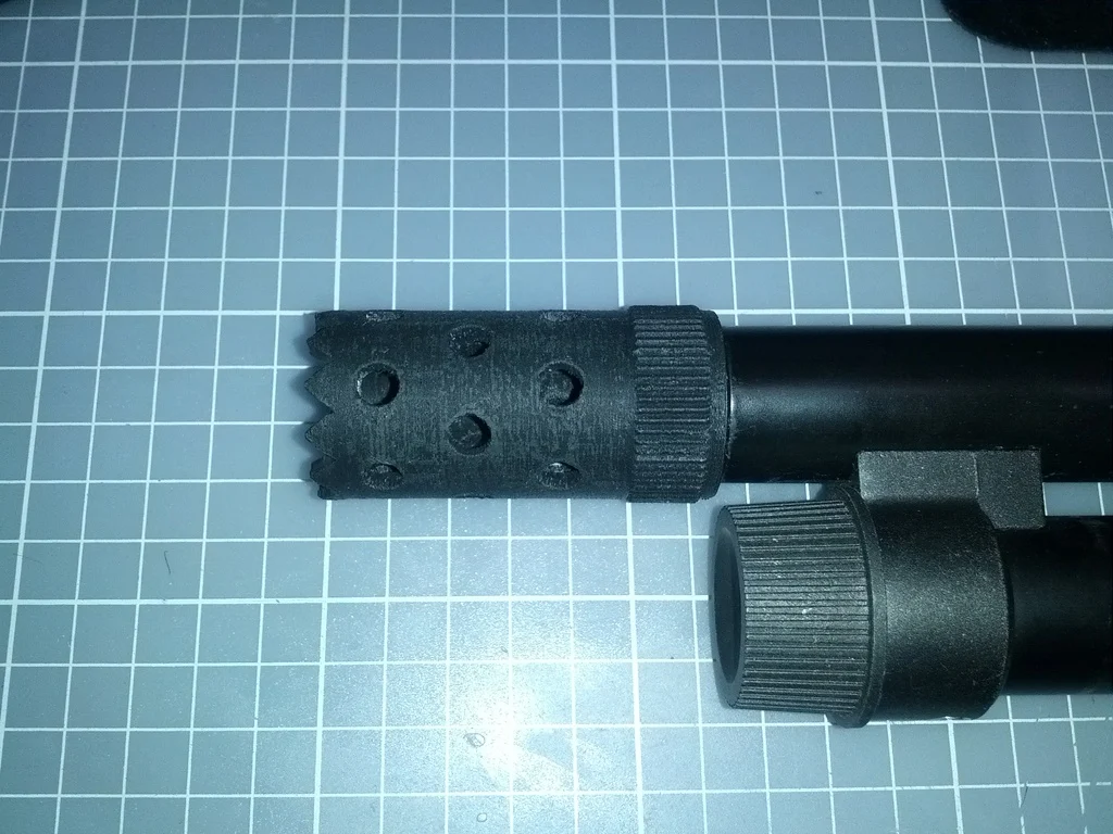 Dummy breacher choke for Tokyo Marui M870 Breacher airsoft shotgun