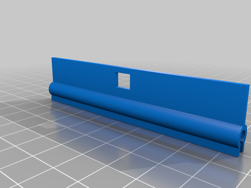 Hinge for debel vertical blinds