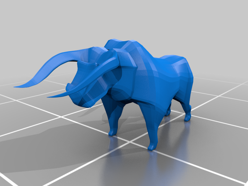 Polygonified Toro