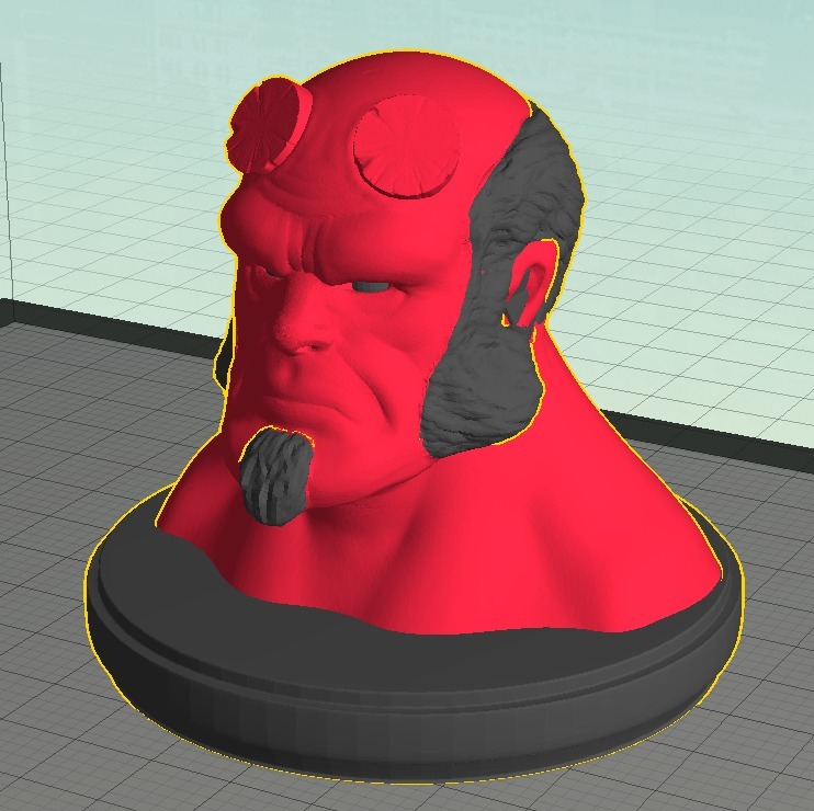 Hellboy Dual Extrusion Bust