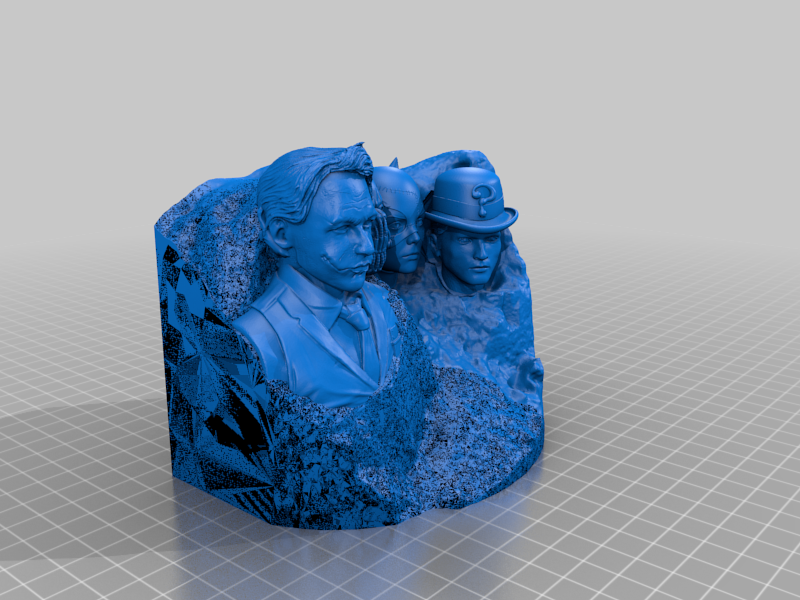Evil Gotham Mt Rushmore