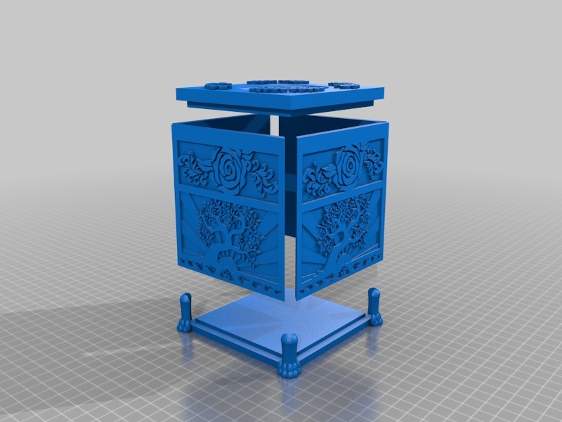 carved box #tree #sun #rose #orniments #box #MakerEdChallenge
