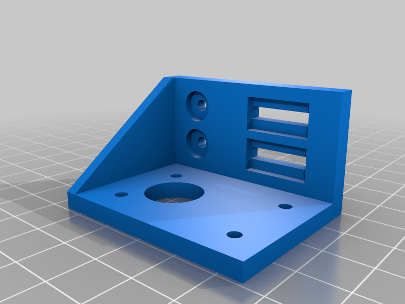 Wormgear DC Motor Bracket