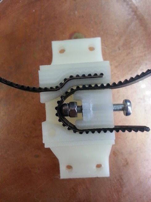 Vertical X-axis Belt Mount with Built-in Tensioner