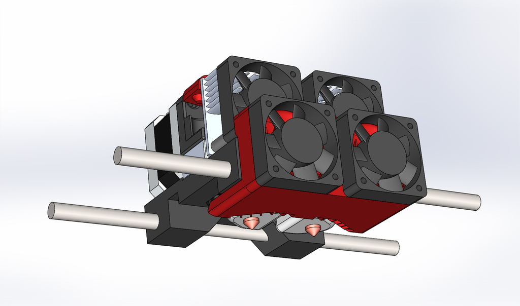 Makerbot Replicator 2x Filament Fan Upgrade