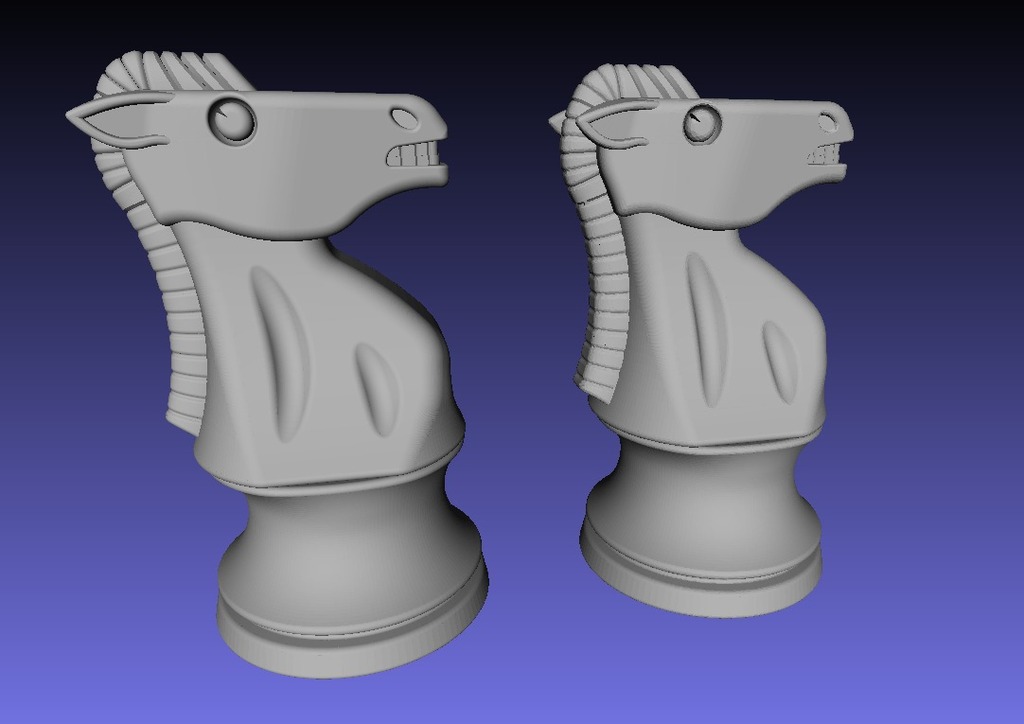 4d-Staunton Full Size Chess Set - simplified