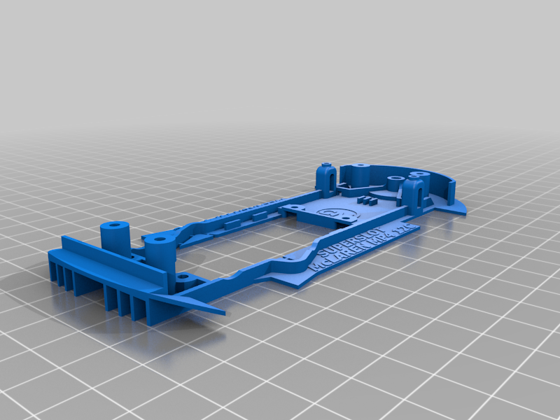 Slot car chassis for SUPERSLOT/SCALEXTRIC McLAREN MP4 12C 1:32