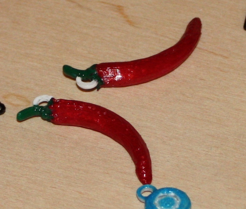 DailyEarring#95:Red hot chilli peppers