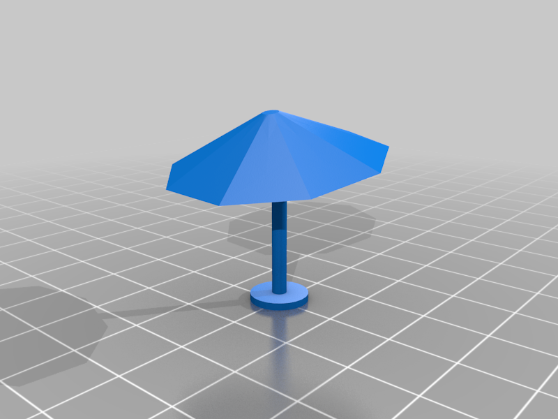 Dioramas elements (Garden umbrella)