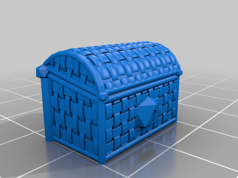 Woven Chest for D&D