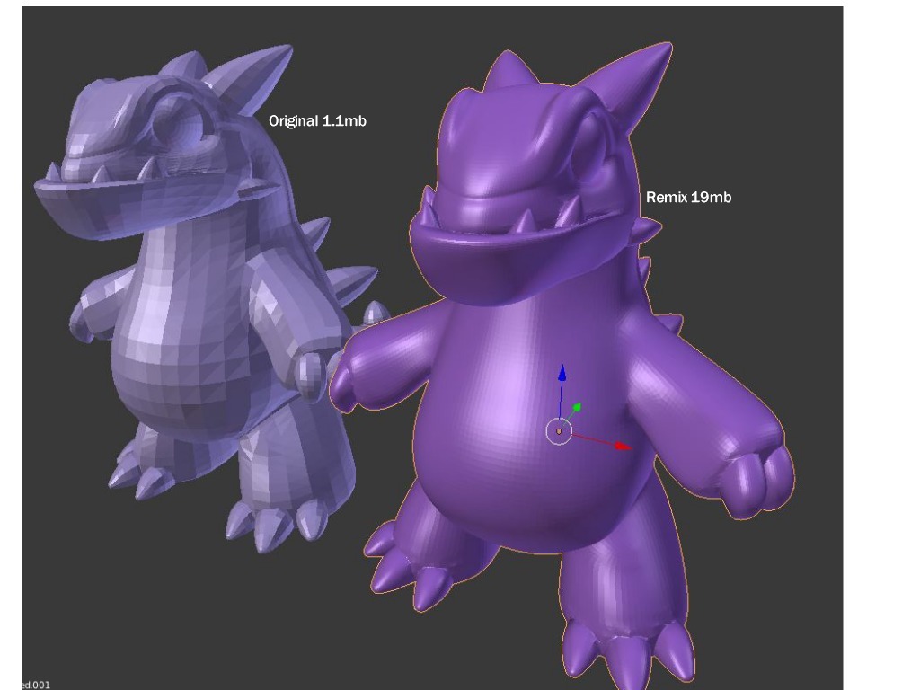 Hi-Res Genetic Mix Dino