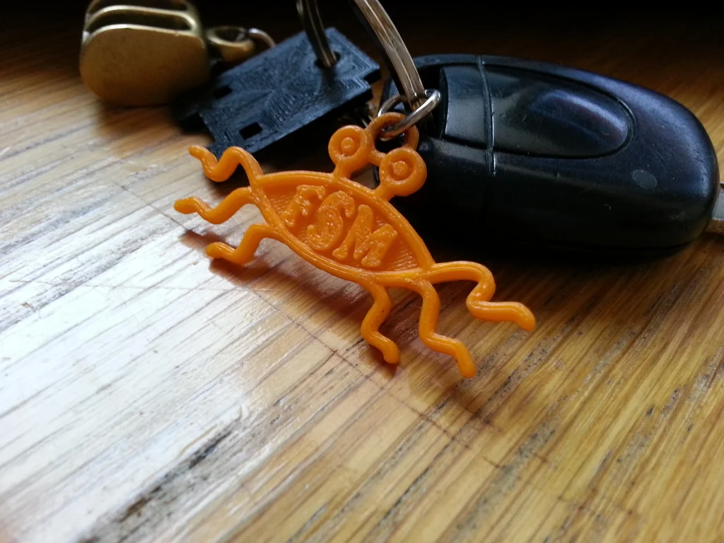 FSM - Flying Spaghetti Monster keychain