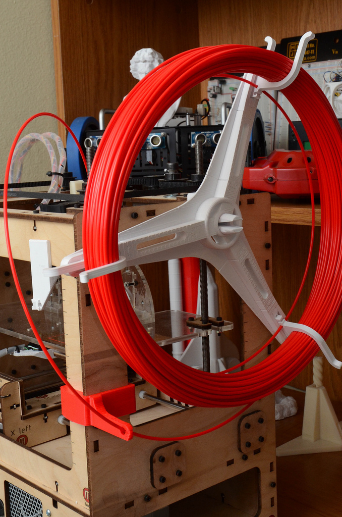 Heavy duty printable filament spool