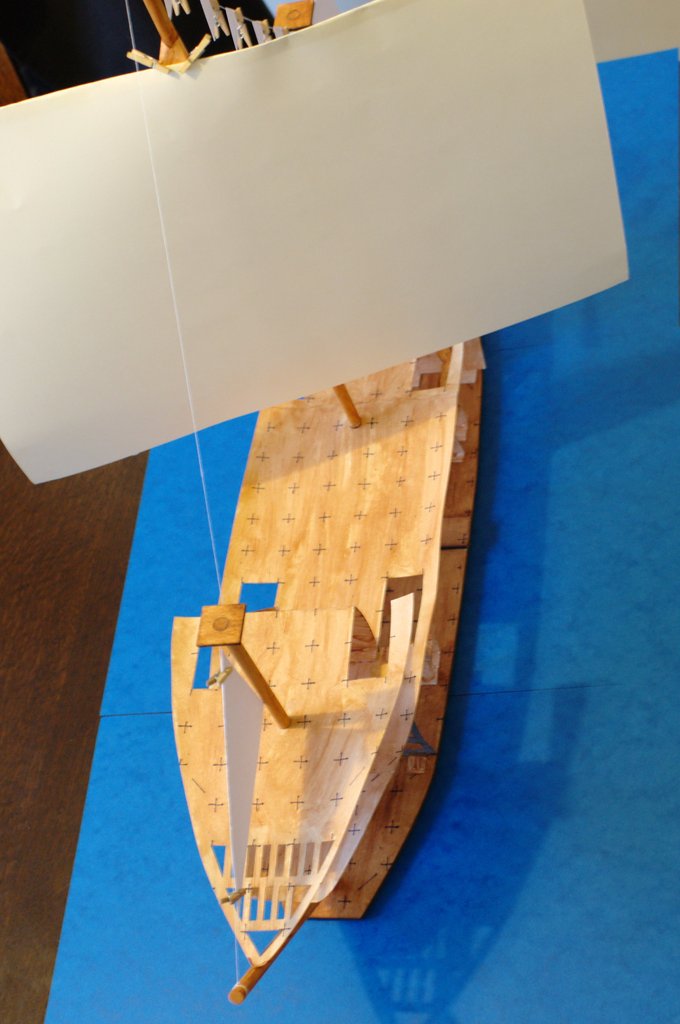 Laser-cut galleon