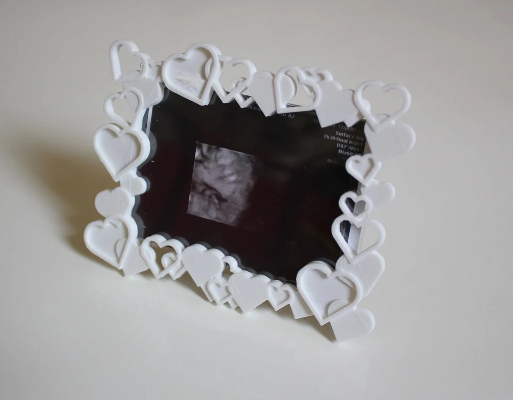 Ultrasound Hart photoframe