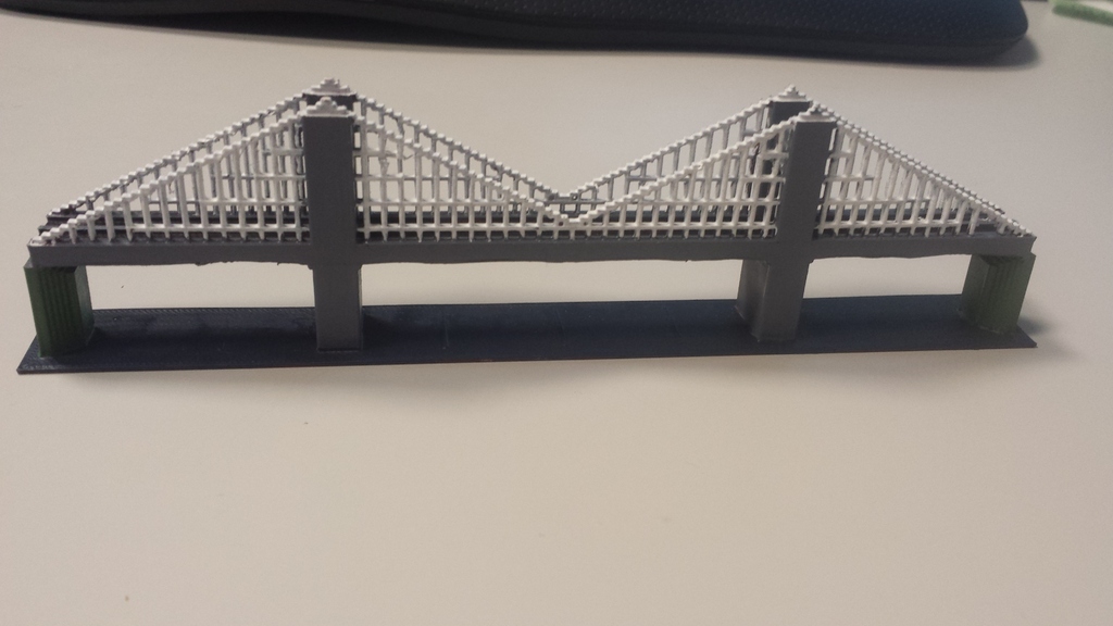 Suspension Bridge Model- Made in Minecraft