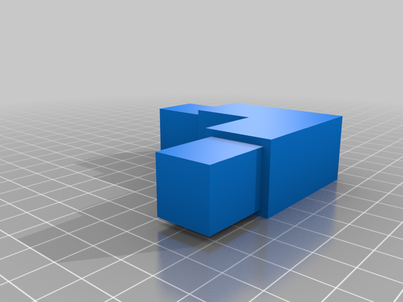 2 way square tube connector