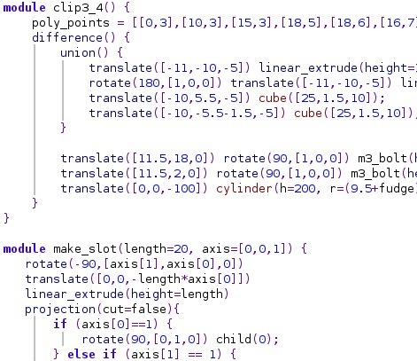 OpenSCAD/kate syntax file