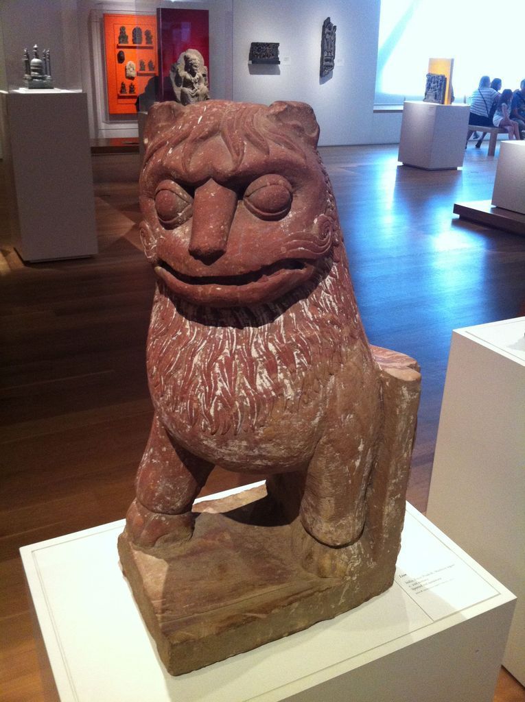 Lion, c. 2nd century India Uttar Pradesh, Mathura region