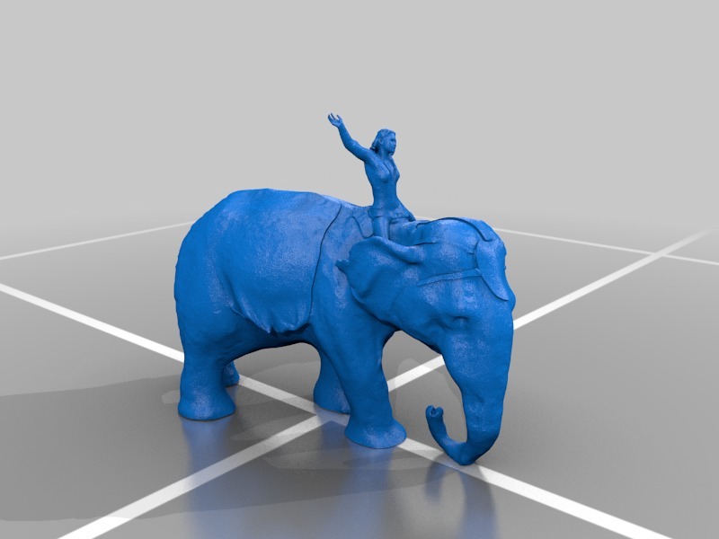Parade Elephant with Rider