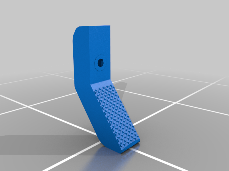 M4/AR15 crane stock adjustment peice with retaining nut.