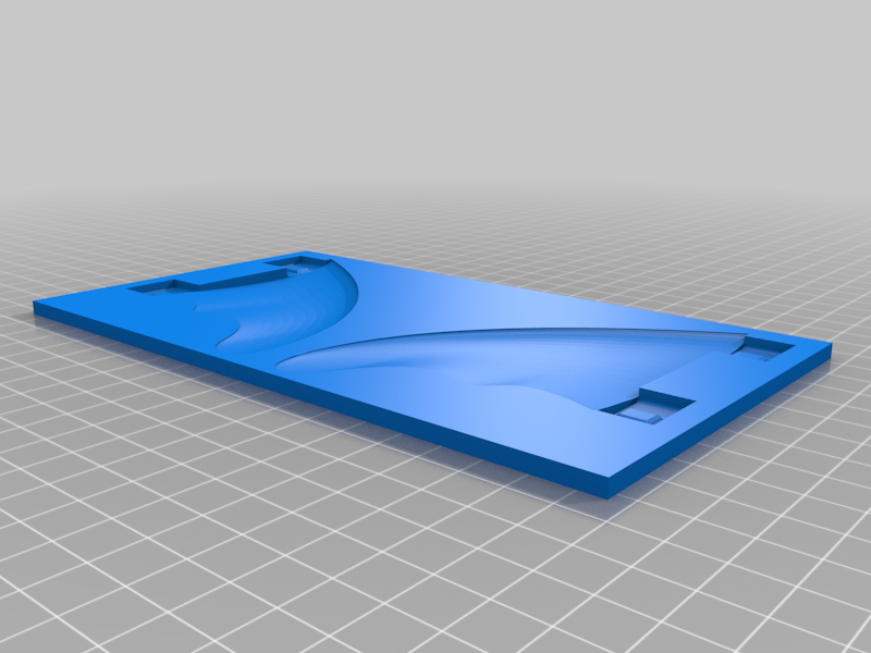 Mould for Wakesurf Fins lamination