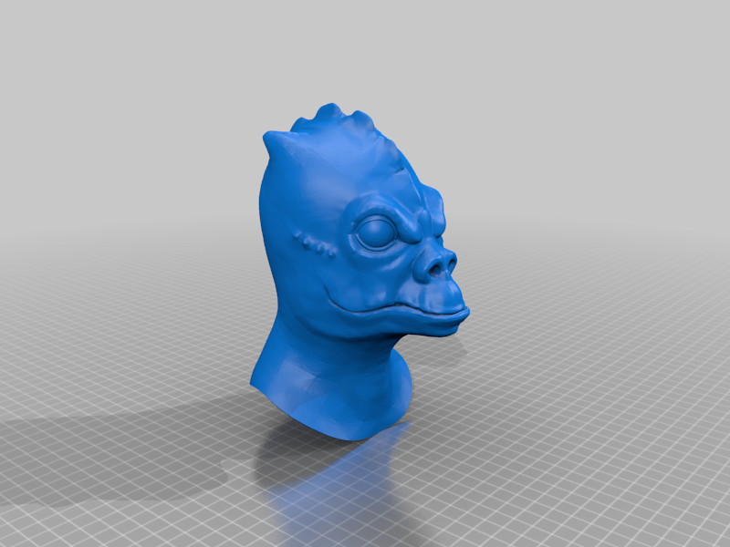 SW Bounty Hunter Bossk Head / Model