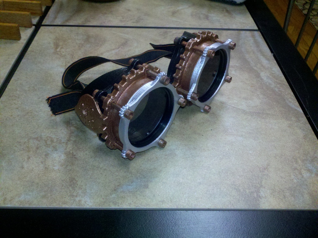 Steampunk Goggle Hex Head Bolt Remix