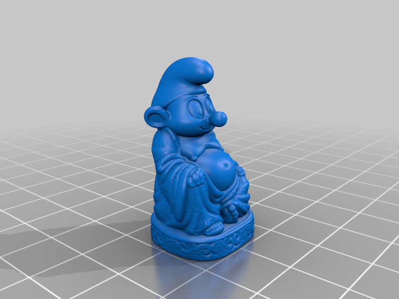 Smurf Buddha