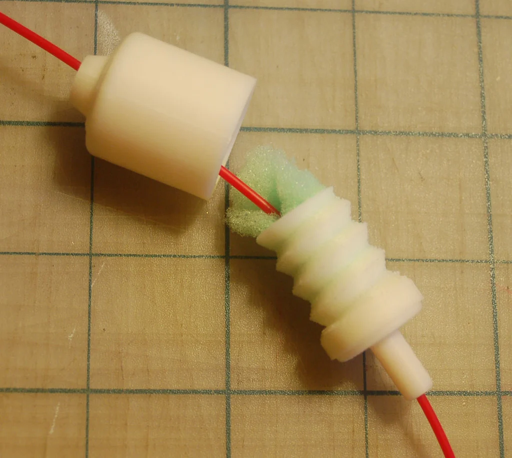 Threaded Filament Dust filter for your Rep 1,2 & 2X---keep your filament clean