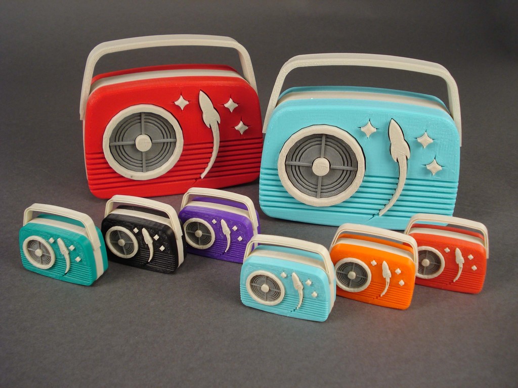 Space Age Radio Trinket