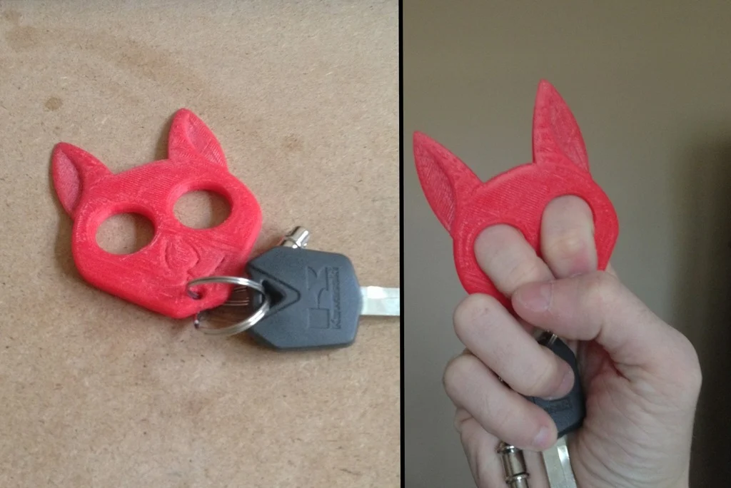 Kitty Self-Defense Keychain