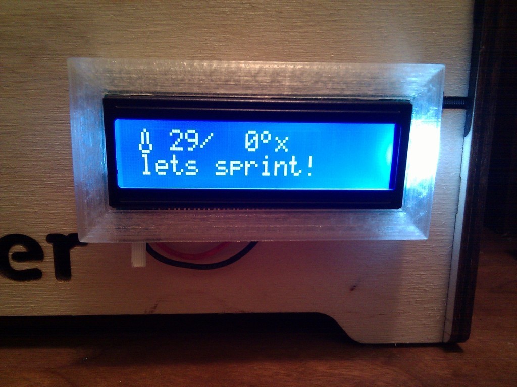Cover for Standard 16x2 LCD Module