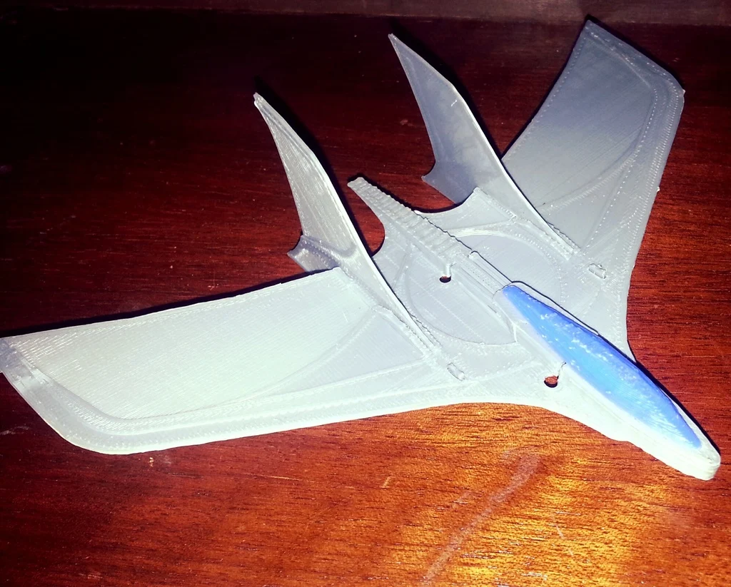 Stingray - A super cool, snap together (no glue!) flying wing