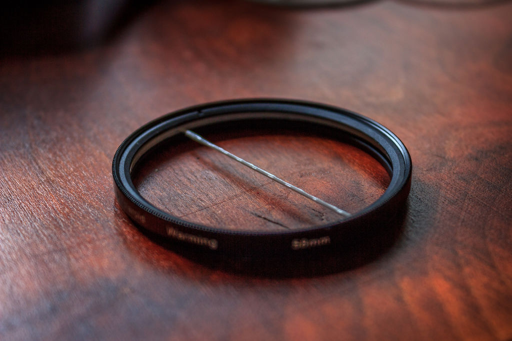 Lens flare filter, for a DSLR