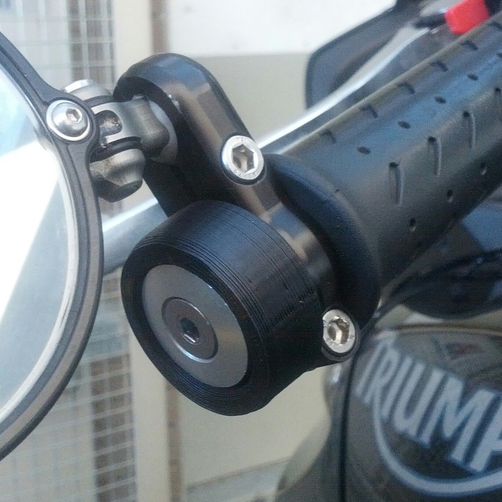 Triumph bar-end mirror adaptor
