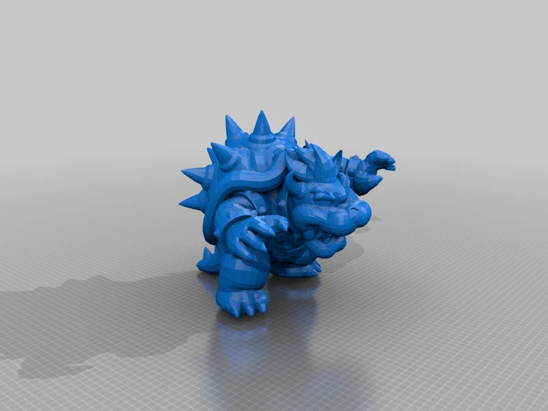 Bowser from Super Mario 3d World - Wii U