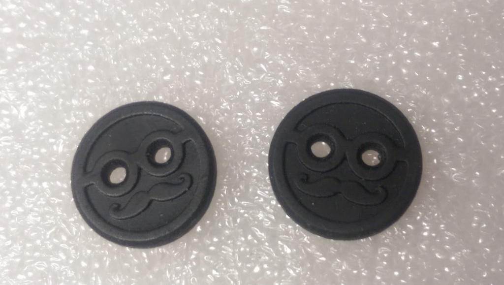 Mr. Moustache Shirt Buttons