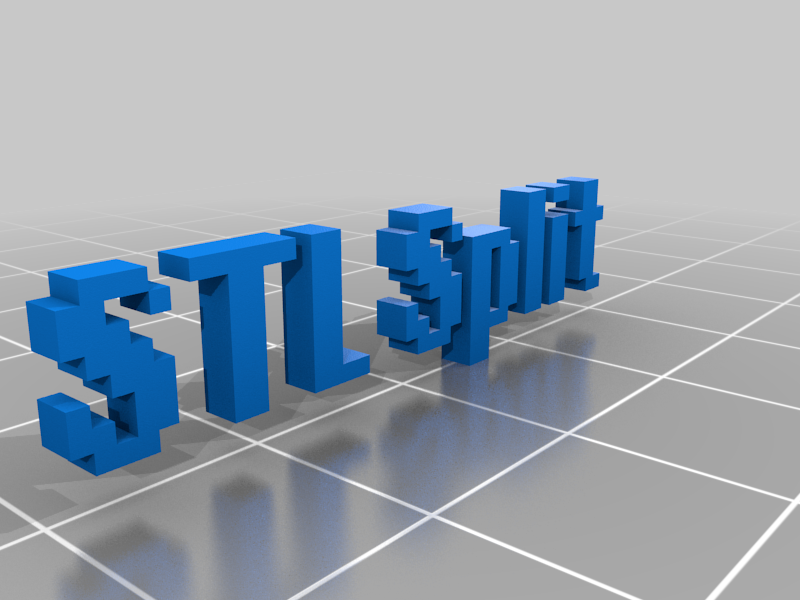 Split multi-part STL