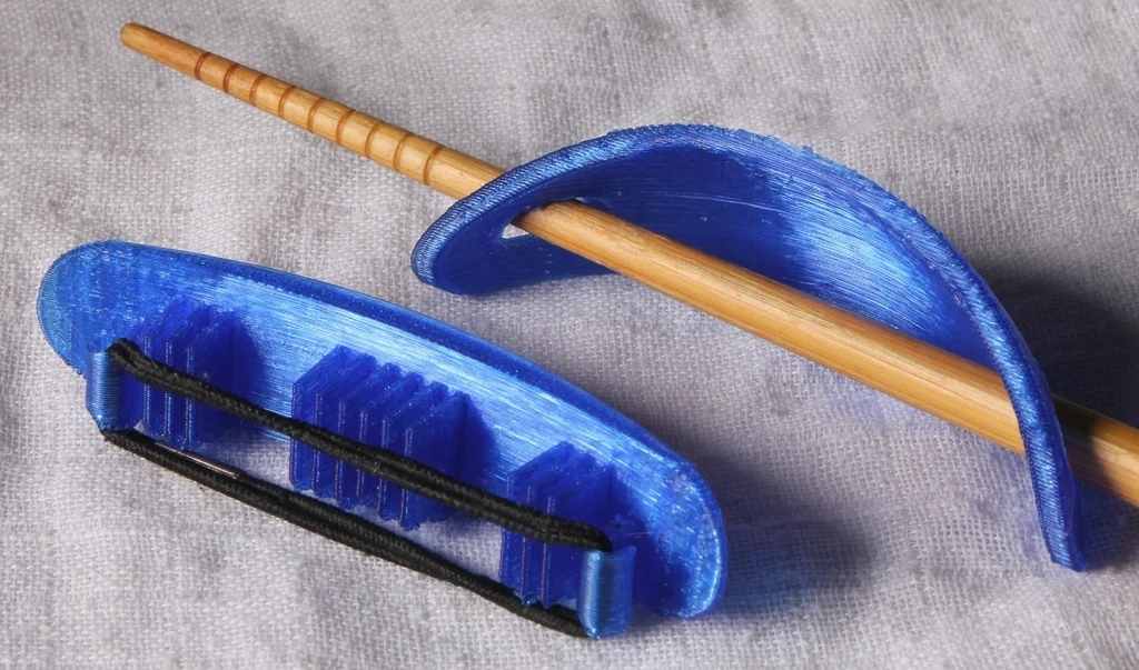Hair Tie and Chopstick Hair Clip
