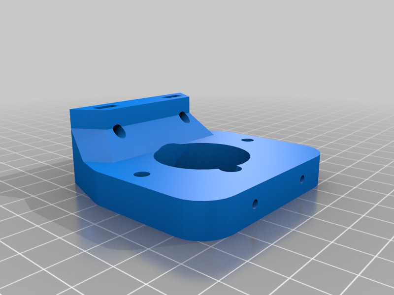 Reinforced Geeetech Prusa i3b extruder bracket