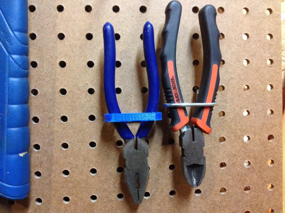 Pegboard Pliers Holder