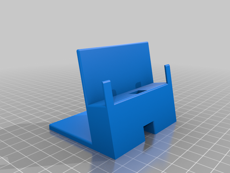 Phonestand with cable holder