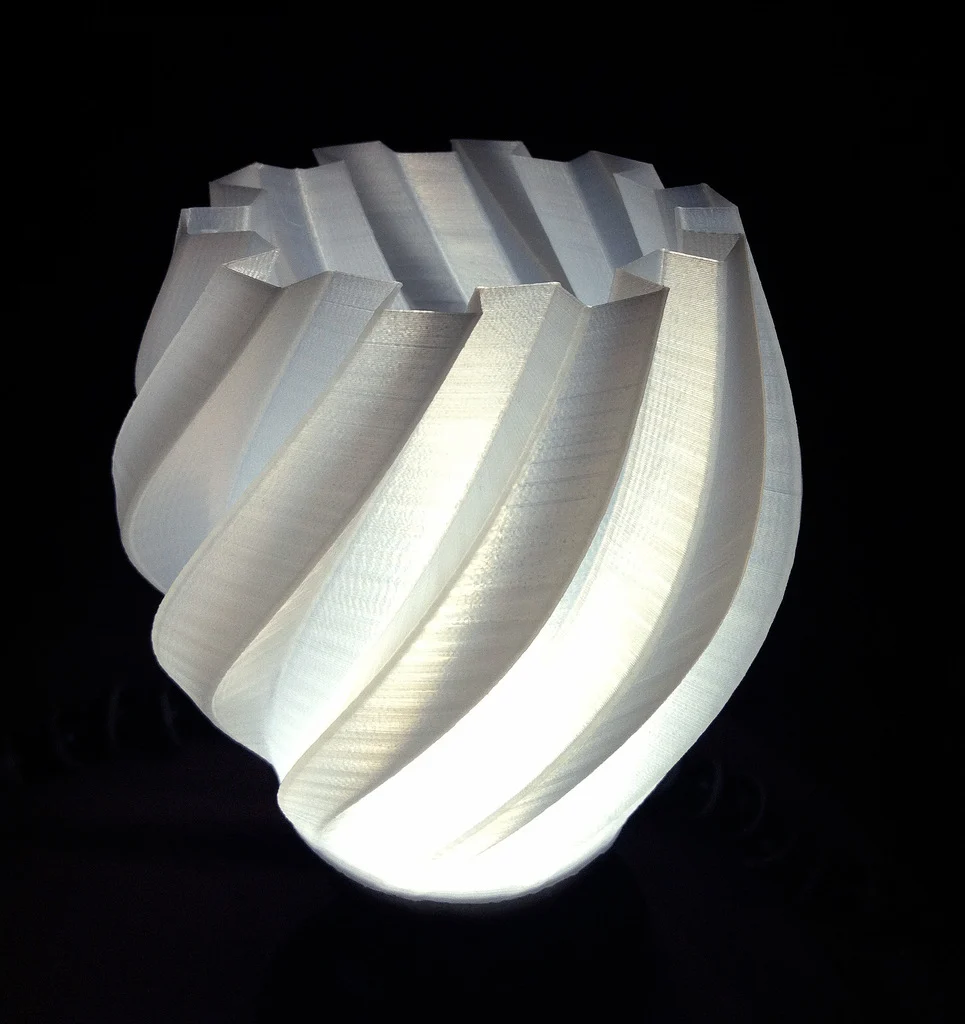 Twisted Gear Lamp / Vase