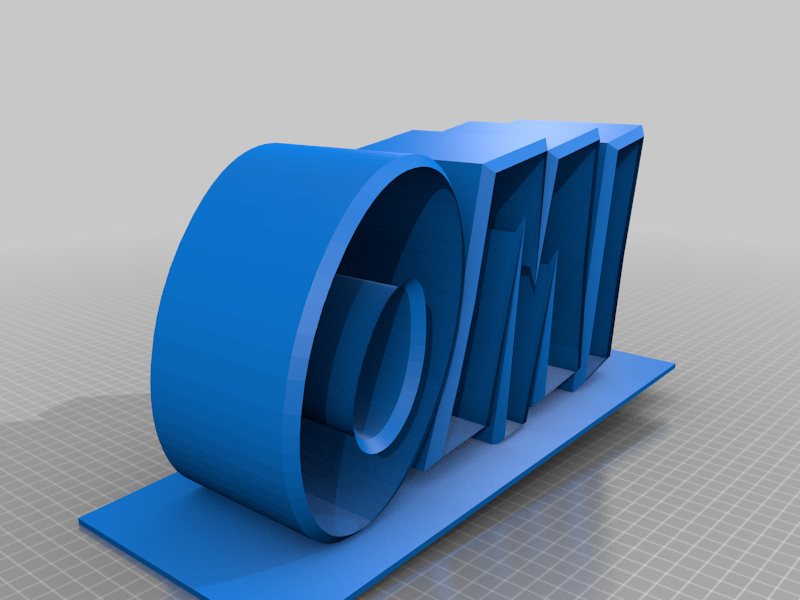 Omi nameplate ( dutch name for grandma)