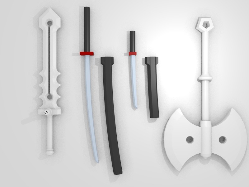 Modio Part: Katana and Wakizashi